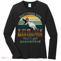 Don't Mess With Mamasaurus Jurrasskicked Women's Long Sleeve Shirt thumb 0
