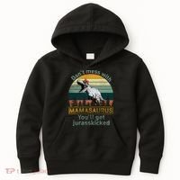 Don't Mess With Mamasaurus Jurrasskicked Kids Hoodie thumb 0