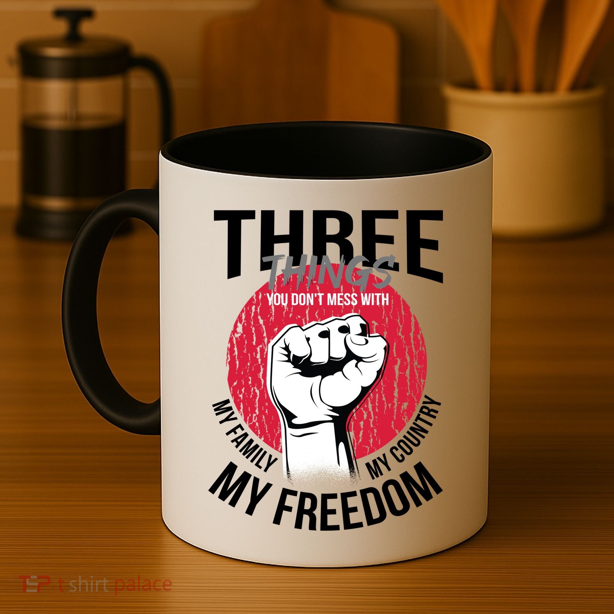 Don't Mess With Me Freedom Quote Coffee Mug