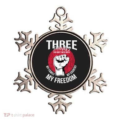 Don't Mess With Me Freedom Quote Ornament
