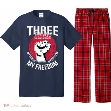 Don't Mess With Me Freedom Quote Pajama Set