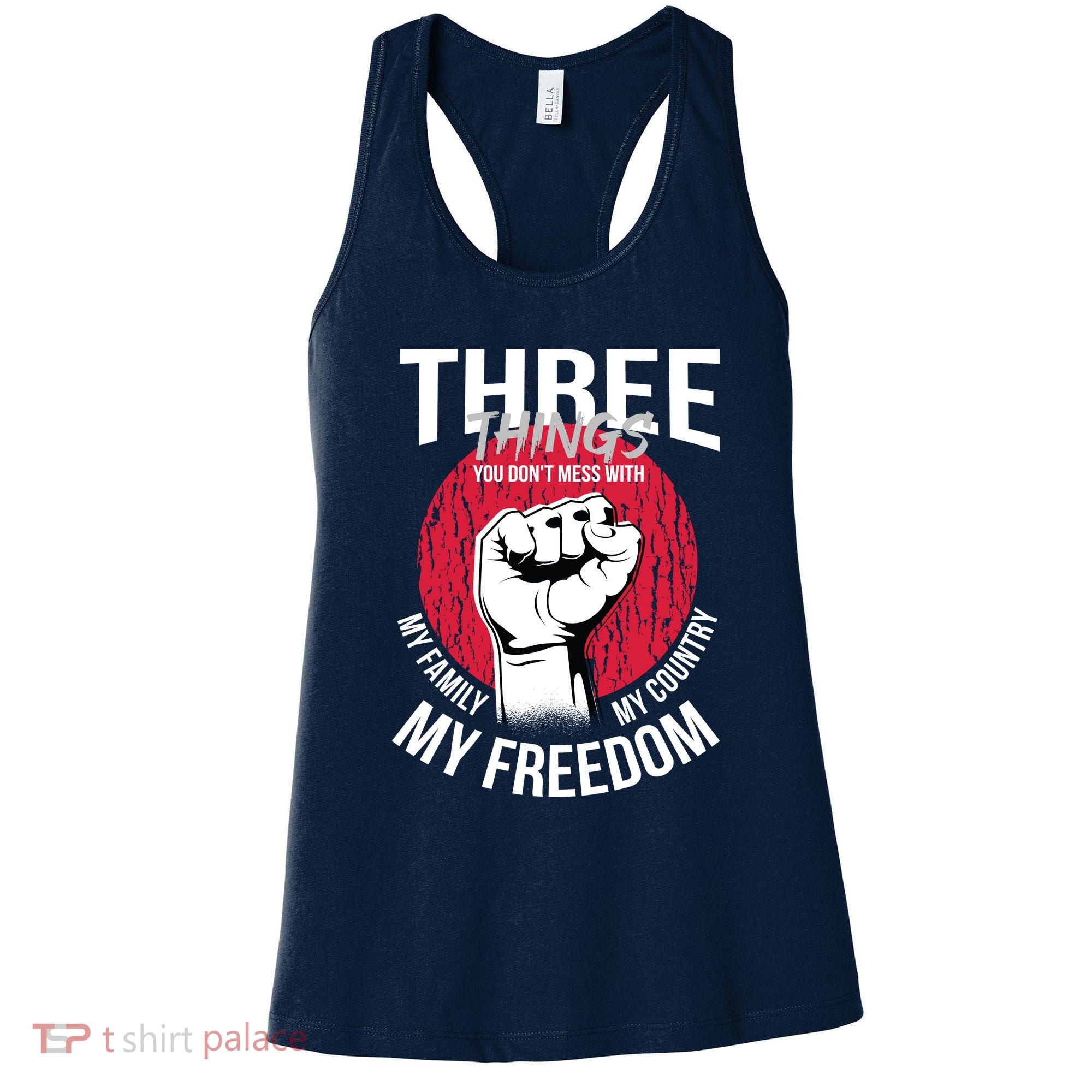 Don't Mess With Me Freedom Quote Women's Tank Top