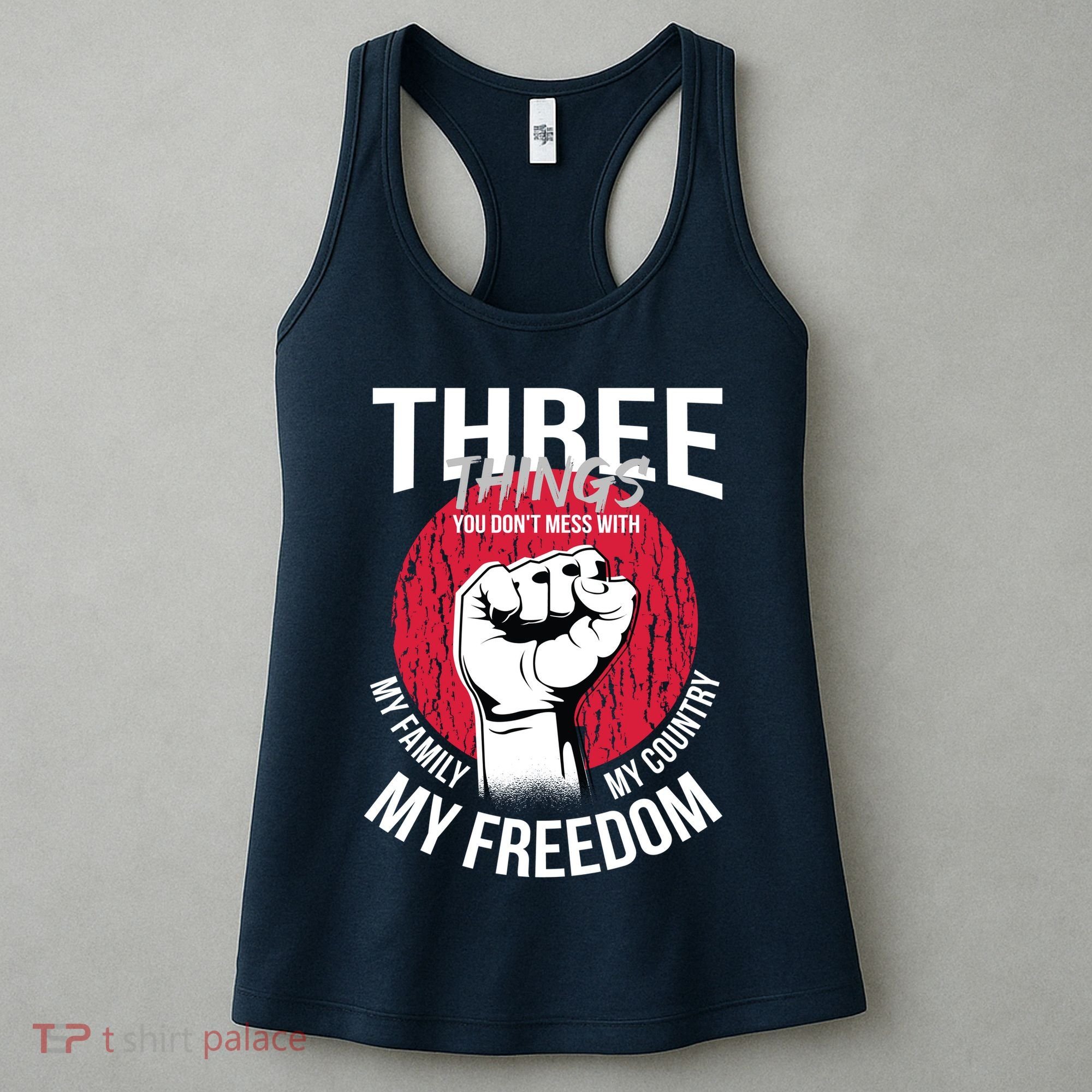 Don't Mess With Me Freedom Quote Women's Tank Top