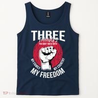 Don't Mess With Me Freedom Quote Tank Top thumb 2