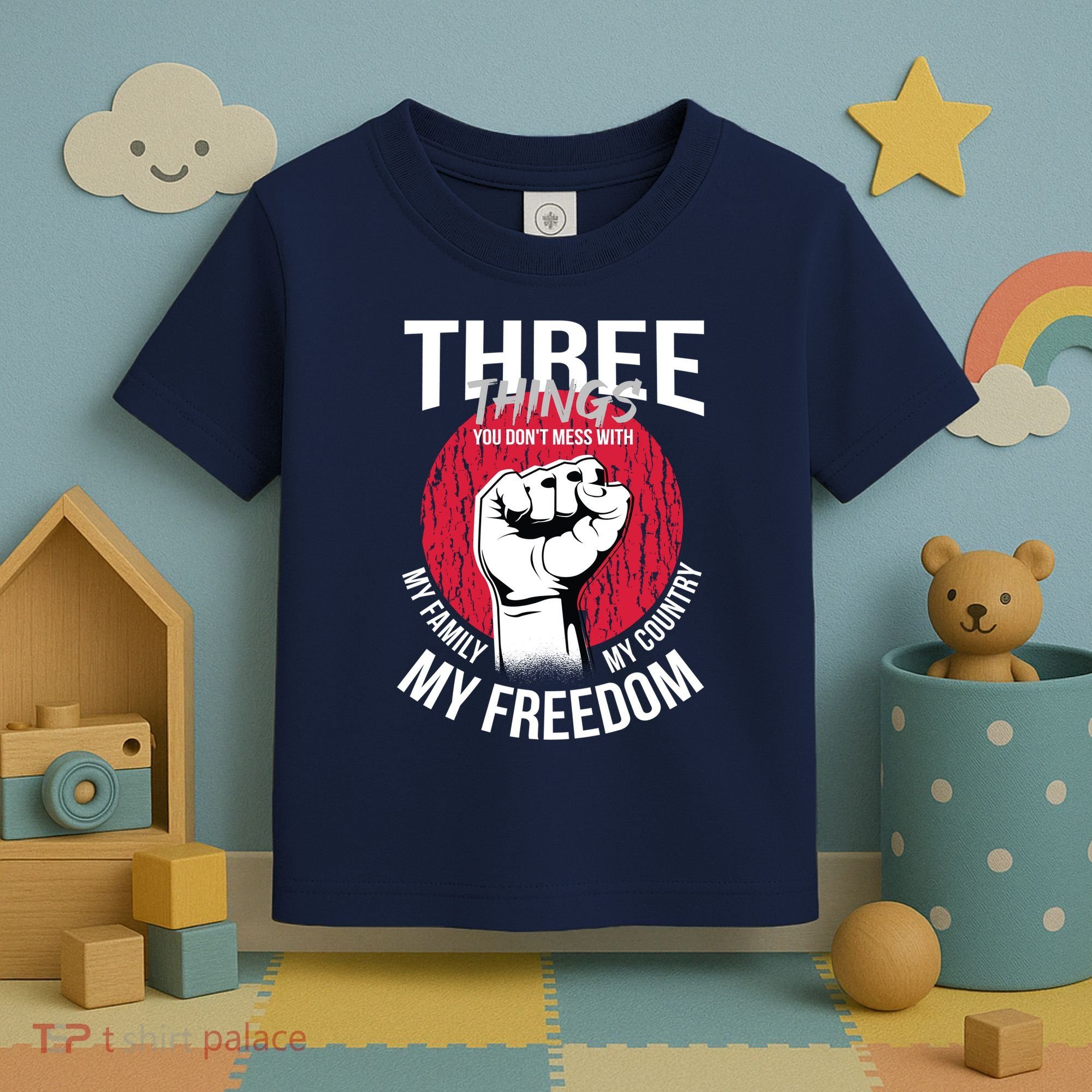 Don't Mess With Me Freedom Quote Toddler T-Shirt