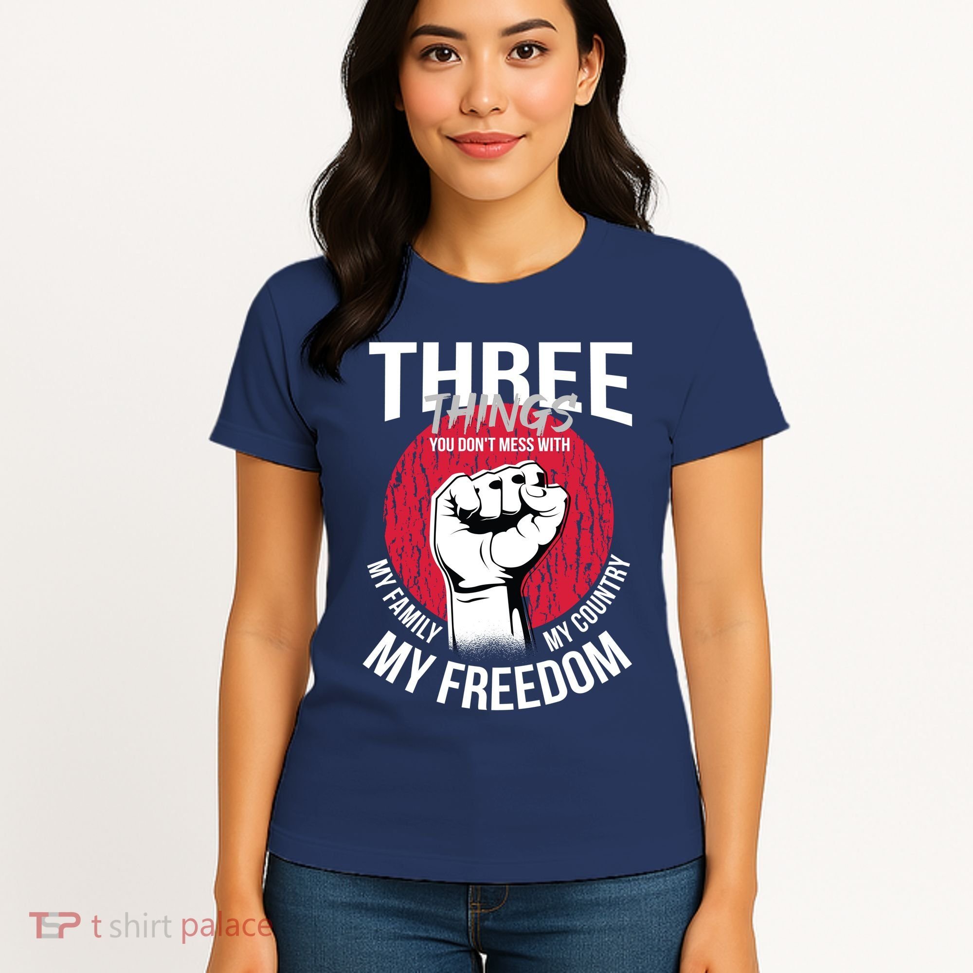 Don't Mess With Me Freedom Quote Women's T-Shirt