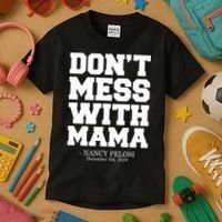 Don't Mess With Me Nancy Pelosi Impeach Trump Bold Kids T-Shirt thumb 3