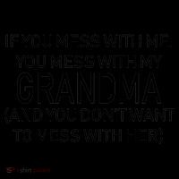 Don't Mess With Me Or Grandma Coffee Mug thumb 5