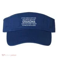 Don't Mess With Me Or Grandma Visor thumb 0