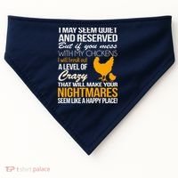 Don't Mess With My Chickens USA-Made Doggie Bandana thumb 0