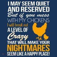 Don't Mess With My Chickens Pajama Set thumb 2