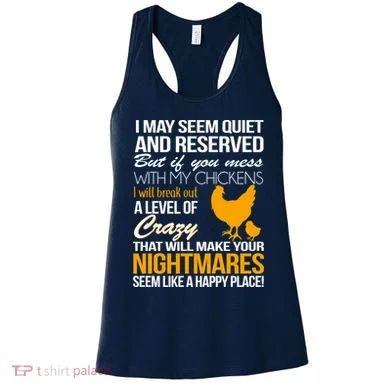 Don't Mess With My Chickens Women's Tank Top