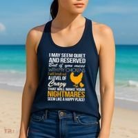 Don't Mess With My Chickens Women's Tank Top thumb 2