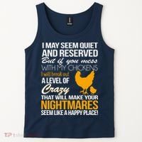 Don't Mess With My Chickens Tank Top thumb 2