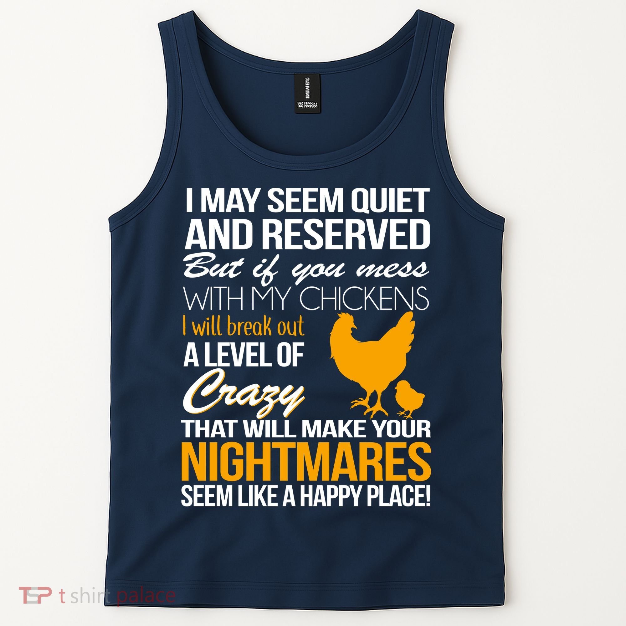 Don't Mess With My Chickens Tank Top
