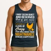 Don't Mess With My Chickens Tank Top thumb 3