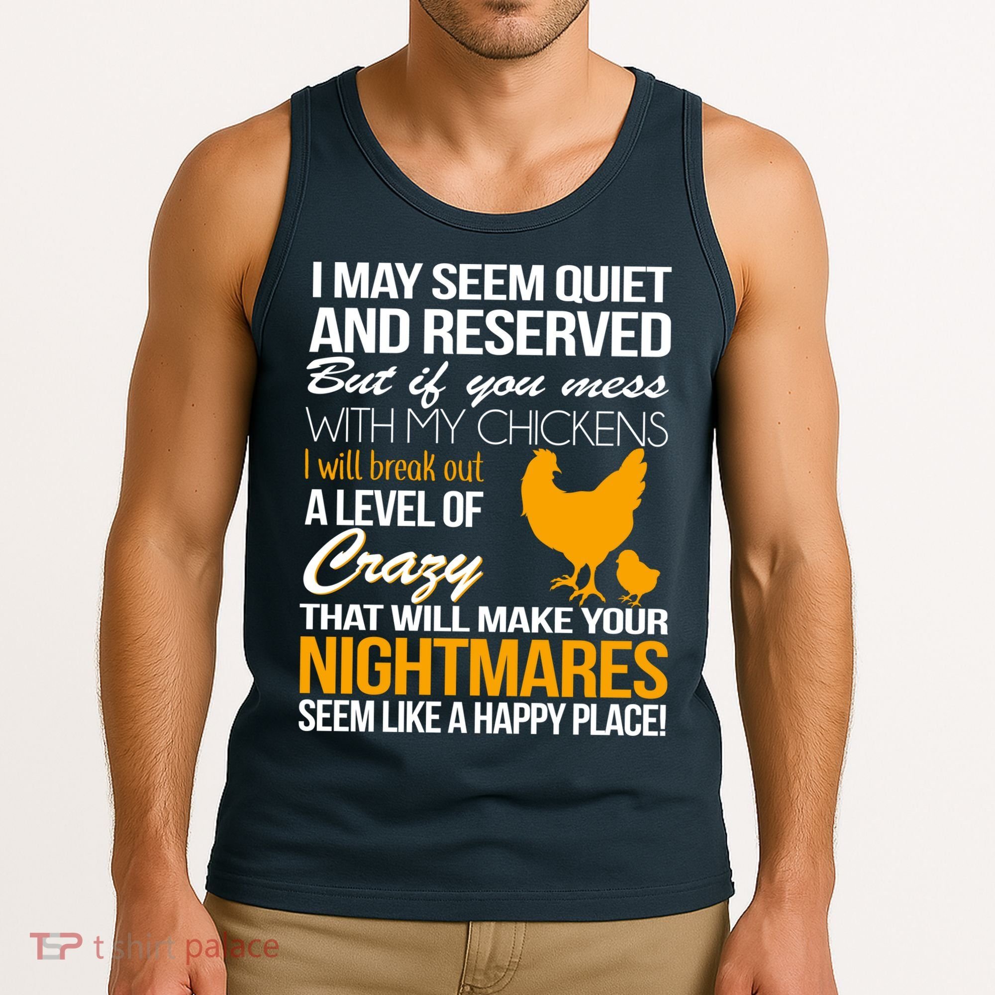 Don't Mess With My Chickens Tank Top
