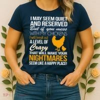 Don't Mess With My Chickens Women's T-Shirt thumb 2