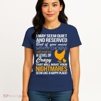 Don't Mess With My Chickens Women's T-Shirt thumb 4
