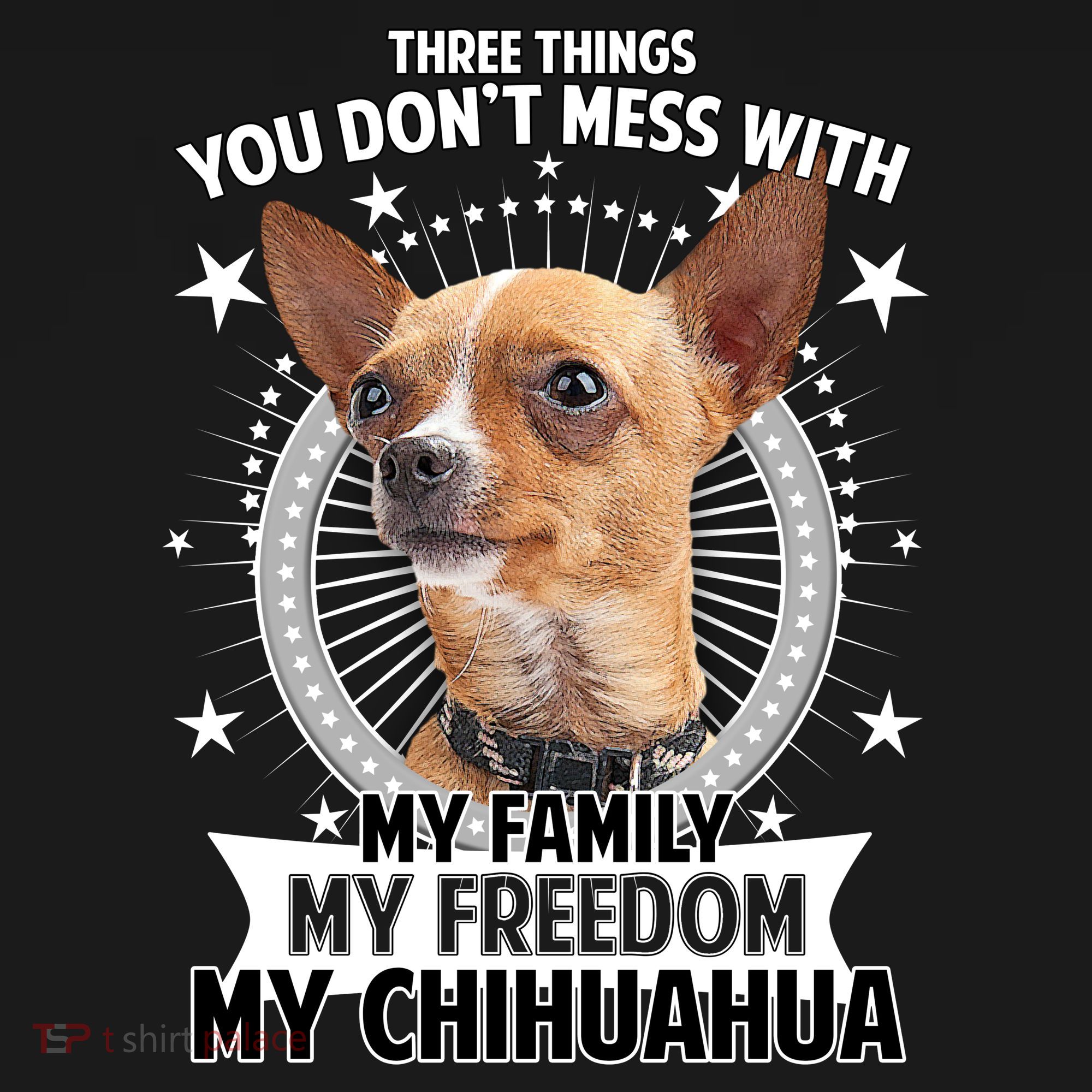 Don't Mess With My Chihuahua Doggie Tank