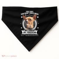 Don't Mess With My Chihuahua USA-Made Doggie Bandana thumb 0