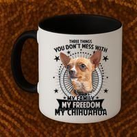 Don't Mess With My Chihuahua Coffee Mug thumb 2