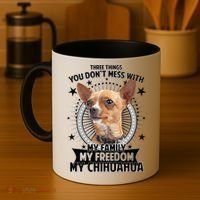 Don't Mess With My Chihuahua Coffee Mug thumb 4