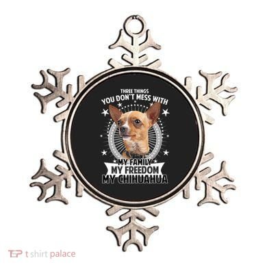 Don't Mess With My Chihuahua Ornament