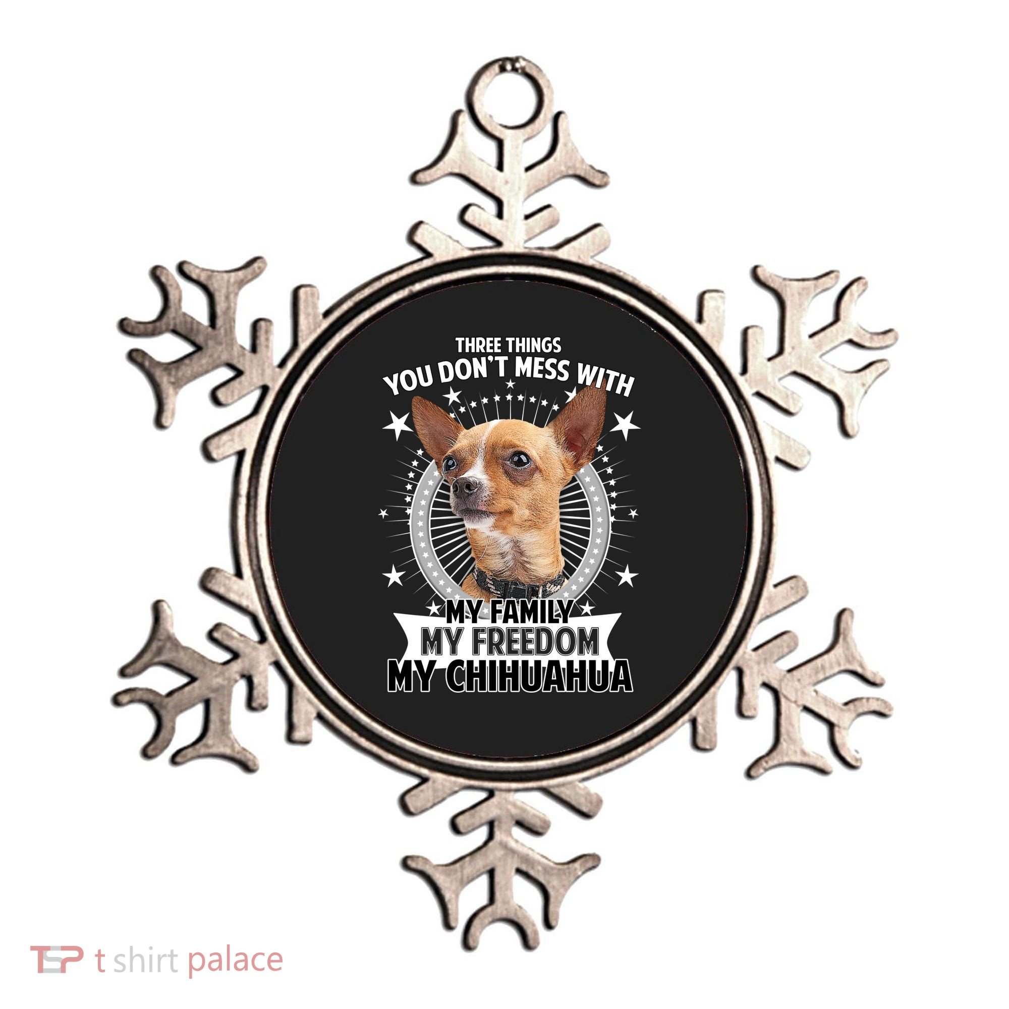 Don't Mess With My Chihuahua Ornament