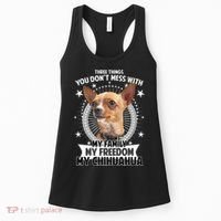 Don't Mess With My Chihuahua Women's Tank Top thumb 0