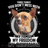 Don't Mess With My Chihuahua Women's T-Shirt thumb 6