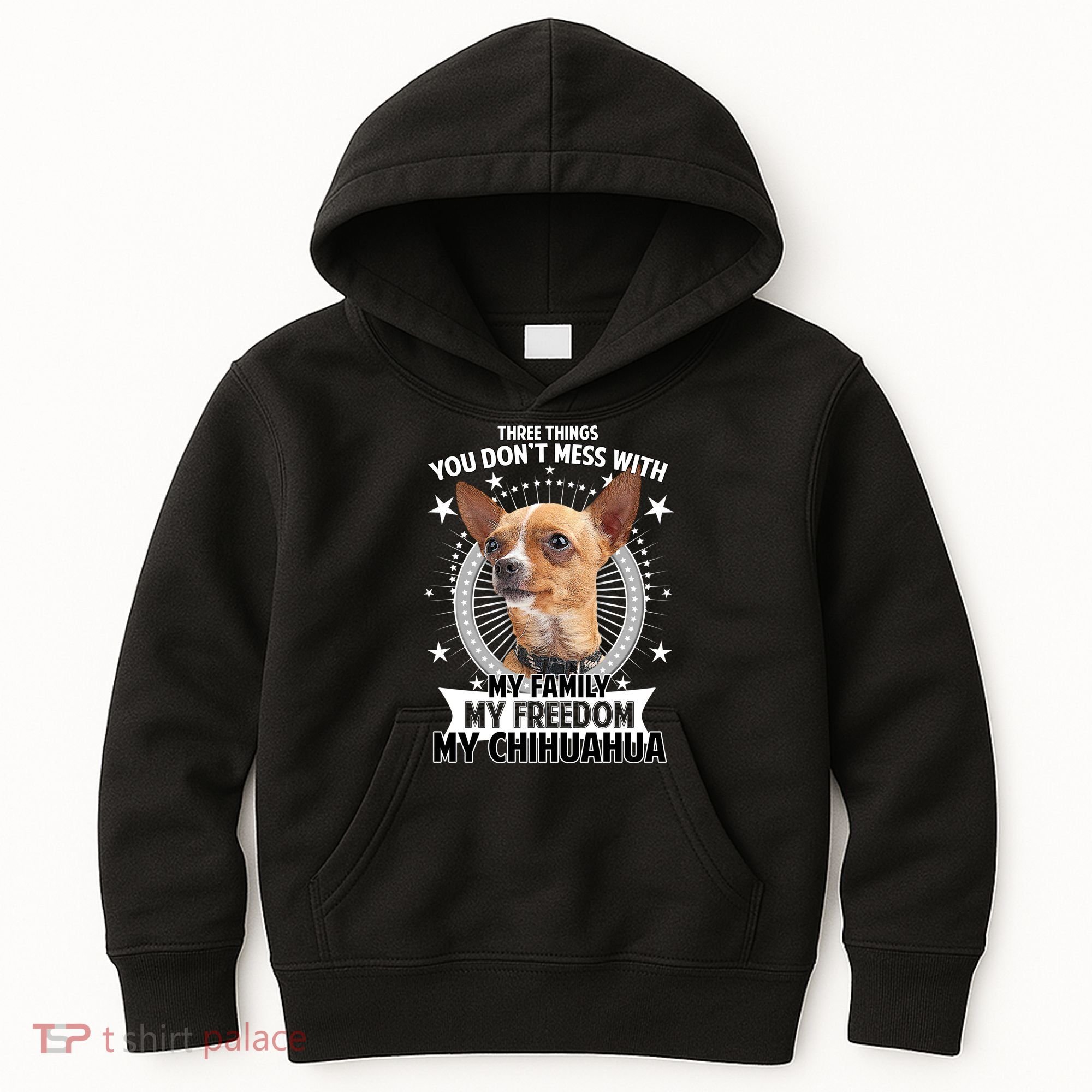 Don't Mess With My Chihuahua Kids Hoodie