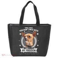 Don't Mess With My Chihuahua Tote Bag thumb 0