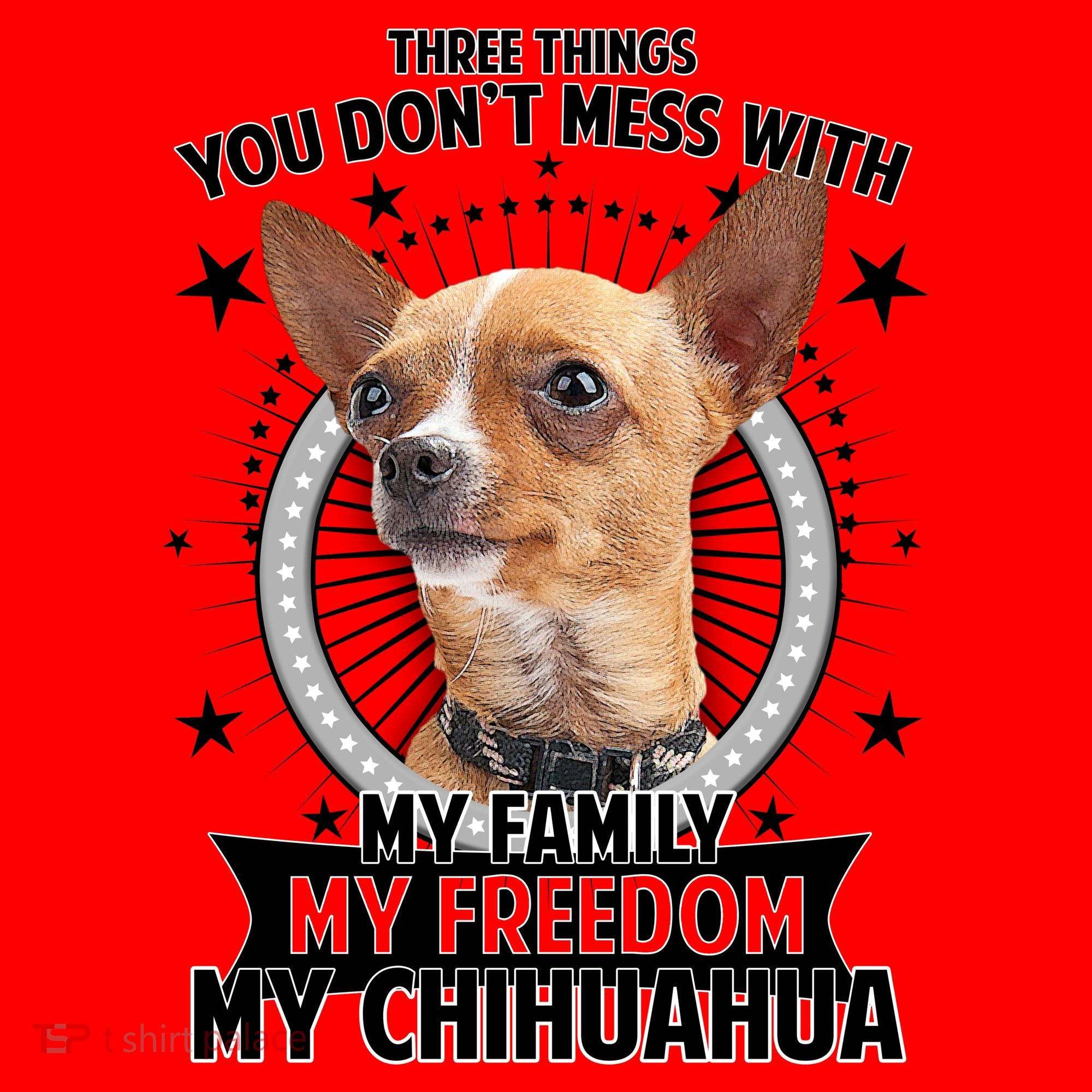 Don't Mess With My Chihuahua Santa Hat