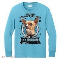 Don't Mess With My Chihuahua Kids Long Sleeve Shirt thumb 0