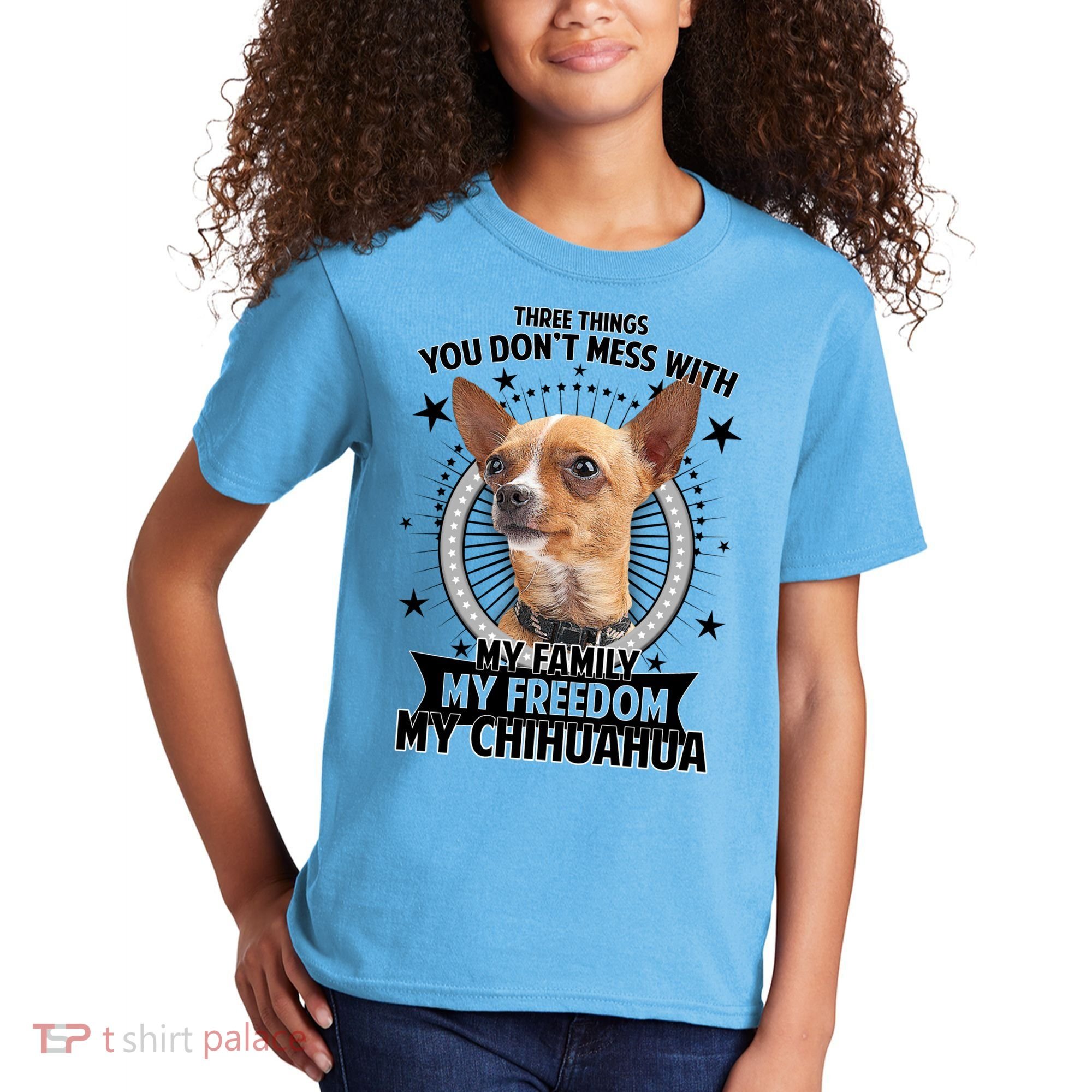 Don't Mess With My Chihuahua Kids T-Shirt