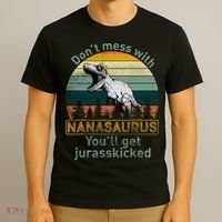 Don't Mess with Nanasaurus T-Shirt thumb 3