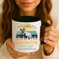 Don't Mess with Nanasaurus Coffee Mug thumb 3