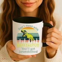 Don't Mess With Papasaurus Coffee Mug thumb 3