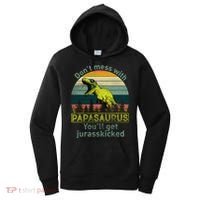 Don't Mess With Papasaurus Women's Hoodie thumb 0