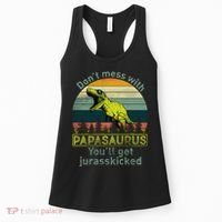 Don't Mess With Papasaurus Women's Tank Top thumb 0