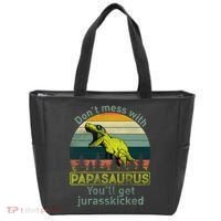 Don't Mess With Papasaurus Tote Bag thumb 0
