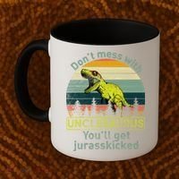Don't Mess With Unclesaurus Coffee Mug thumb 2