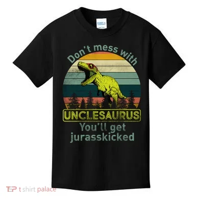 Don't Mess With Unclesaurus Kids T-Shirt