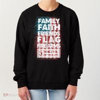 Don't Mess With Us Tough American Women's Sweatshirt thumb 0