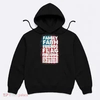 Don't Mess With Us Tough American Hoodie thumb 0