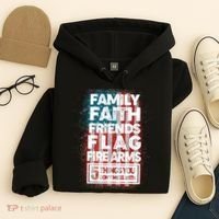 Don't Mess With Us Tough American Hoodie thumb 4