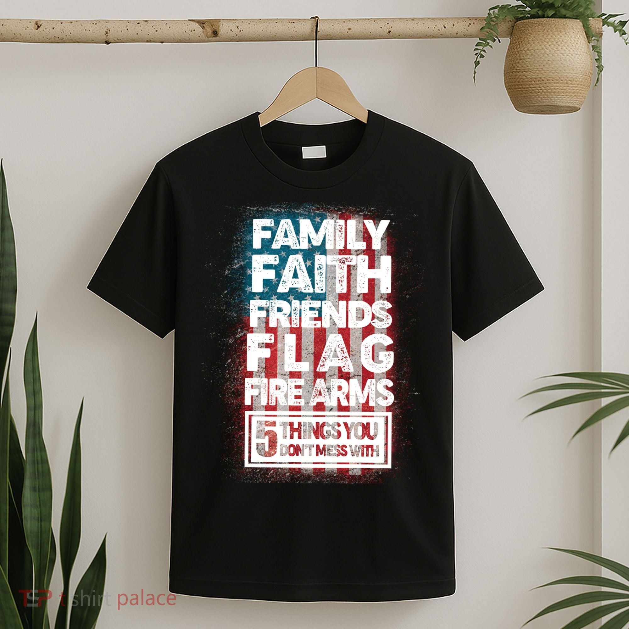 Don't Mess With Us Tough American T-Shirt