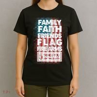 Don't Mess With Us Tough American T-Shirt thumb 4