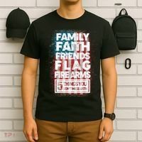 Don't Mess With Us Tough American T-Shirt thumb 6